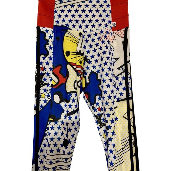Adidas Rita Ora Comic Pop Art Print Leggings Pants Originals Icon Women’s 12/14 - Picture 2 of 8